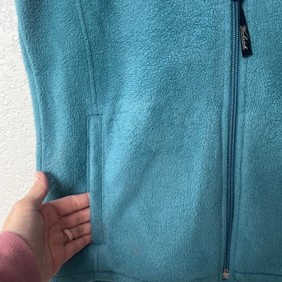 Woolrich Fleece Vest Blue size Small - Picture 5 of 7